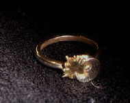  Ring Gold 585 mit  Silber 925 - Bitte anklicken für vergrösserte Wiedergabe