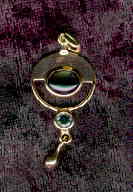 Collier 585 Gelbgold mit Sternsaphir und Saphir -click the picture for enlarged view
